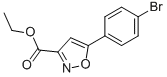 ETHYL 5-(4-BROMOPHENYL)ISOXAZOLE-3-CARBOXYLATE CAS#: 33277-15-5