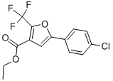 ETHYL 5-(4-CHLOROPHENYL)-2-(TRIFLUOROMETHYL)-3-FUROATE CAS#: 175276-59-2