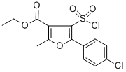 ETHYL 5-(4-CHLOROPHENYL)-4-(CHLOROSULFONYL)-2-METHYL-3-FUROATE CAS#: 306936-30-1