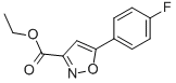 ETHYL 5-(4-FLUOROPHENYL)ISOXAZOLE-3-CARBOXYLATE CAS#: 377052-00-1