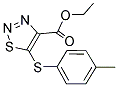ETHYL 5-[(4-METHYLPHENYL)SULFANYL]-1,2,3-THIADIAZOLE-4-CARBOXYLATE CAS#: 306977-04-8