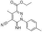 ETHYL 5-CYANO-6-IMINO-4-METHYL-1-(4-METHYLPHENYL)-1,6-DIHYDROPYRIDAZINE-3-CARBOXYLATE CAS#: 120049-79-8