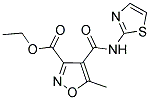 ETHYL 5-METHYL-4-[(1,3-THIAZOL-2-YLAMINO)CARBONYL]-3-ISOXAZOLECARBOXYLATE CAS#: 338408-87-0