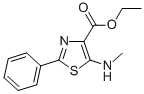 ETHYL 5-(METHYLAMINO)-2-PHENYLTHIAZOLE-4-CARBOXYLATE CAS#: 128269-82-9