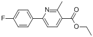 ETHYL 6-(4-FLUOROPHENYL)-2-METHYLPYRIDINE-3-CARBOXYLATE CAS#: 31676-67-2