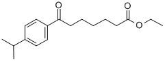 ETHYL 7-(4-ISOPROPYLPHENYL)-7-OXOHEPTANOATE CAS#: 122115-50-8