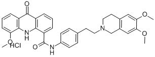 Elacridar HCl CAS#: 143851-98-3