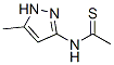Ethanethioamide,  N-(5-methyl-1H-pyrazol-3-yl)- CAS#: 161153-68-0