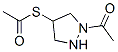 Ethanethioic acid, S-(1-acetyl-4-pyrazolidinyl) ester CAS#: 136290-22-7