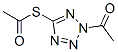 Ethanethioic  acid,  S-(2-acetyl-2H-tetrazol-5-yl)  ester CAS#: 153628-21-8