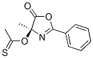 Ethanethioic acid, S-(4,5-dihydro-4-methyl-5-oxo-2-phenyl-4-oxazolyl) ester CAS#: 33556-40-0