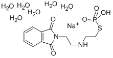 Ethanethiol, 2-(2-phthalimidoethylamino)-, monosodium phosphate (ester ), hexahydrate CAS#: 31327-86-3