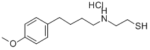 Ethanethiol, 2-(4-(p-methoxyphenyl)butyl)amino-, hydrochloride CAS#: 38914-81-7