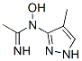 Ethanimidamide, N-hydroxy-N-(4-methyl-1H-pyrazol-3-yl)- CAS#: 151521-56-1