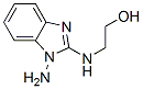 Ethanol, 2-[(1-amino-1H-benzimidazol-2-yl)amino]- (9CI) CAS#: 120341-06-2