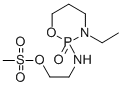Ethanol, 2-((3-ethyltetrahydro-2H-1,3,2-oxazaphosphorin-2-yl)amino)-, methanesulfonate (ester), p-oxide CAS#: 37752-40-2
