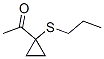 Ethanone, 1-[1-(propylthio)cyclopropyl]- (9CI) CAS#: 120778-94-1