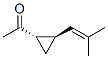 Ethanone, 1-[2-(2-methyl-1-propenyl)cyclopropyl]-, (1S-trans)- (9CI) CAS#: 170552-91-7