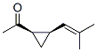 Ethanone, 1-[2-(2-methyl-1-propenyl)cyclopropyl]-, cis- (9CI) CAS#: 170303-18-1