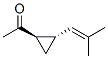 Ethanone, 1-[2-(2-methyl-1-propenyl)cyclopropyl]-, trans- (9CI) CAS#: 170303-19-2