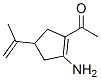 Ethanone, 1-[2-amino-4-(1-methylethenyl)-1-cyclopenten-1-yl]- (9CI) CAS#: 145696-97-5