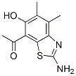 Ethanone, 1-(2-amino-6-hydroxy-4,5-dimethyl-7-benzothiazolyl)- CAS#: 120164-27-4