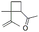 Ethanone, 1-[2-methyl-2-(1-methylethenyl)cyclobutyl]- (9CI) CAS#: 131510-65-1