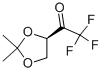 Ethanone, 1-(2,2-dimethyl-1,3-dioxolan-4-yl)-2,2,2-trifluoro-, (R)- (9CI) CAS#: 162932-23-2