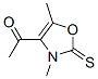 Ethanone, 1-(2,3-dihydro-3,5-dimethyl-2-thioxo-4-oxazolyl)- (9CI) CAS#: 124852-94-4