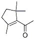 Ethanone, 1-(2,5,5-trimethyl-1-cyclopenten-1-yl)- (9CI) CAS#: 125952-10-5