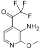 Ethanone, 1-(3-amino-2-methoxy-4-pyridinyl)-2,2,2-trifluoro- (9CI) CAS#: 302934-01-6