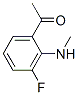 Ethanone, 1-[3-fluoro-2-(methylamino)phenyl]- (9CI) CAS#: 124958-70-9