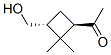 Ethanone, 1-[3-(hydroxymethyl)-2,2-dimethylcyclobutyl]-, trans- (9CI) CAS#: 129940-76-7