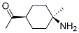 Ethanone, 1-(4-amino-4-methylcyclohexyl)-, trans- (9CI) CAS#: 144647-22-3