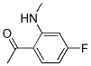 Ethanone, 1-[4-fluoro-2-(methylamino)phenyl]- (9CI) CAS#: 124958-64-1