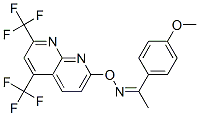 Ethanone, 1-(4-methoxyphenyl)-, O-[5,7-bis(trifluoromethyl)-1,8-naphthyridin-2-yl]oxime (9CI) CAS#: 338978-32-8