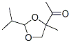 Ethanone, 1-[4-methyl-2-(1-methylethyl)-1,3-dioxolan-4-yl]- (9CI) CAS#: 344296-59-9
