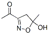 Ethanone, 1-(4,5-dihydro-5-hydroxy-5-methyl-3-isoxazolyl)- (9CI) CAS#: 139520-56-2