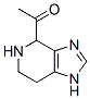 Ethanone, 1-(4,5,6,7-tetrahydro-1H-imidazo[4,5-c]pyridin-4-yl)- (9CI) CAS#: 153144-60-6