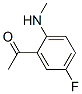 Ethanone, 1-[5-fluoro-2-(methylamino)phenyl]- (9CI) CAS#: 124958-74-3