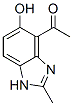 Ethanone, 1-(5-hydroxy-2-methyl-1H-benzimidazol-4-yl)- (9CI) CAS#: 137538-57-9