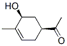 Ethanone, 1-(5-hydroxy-4-methyl-3-cyclohexen-1-yl)-, (1S-cis)- (9CI) CAS#: 130814-92-5