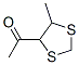 Ethanone, 1-(5-methyl-1,3-dithiolan-4-yl)- (9CI) CAS#: 143764-29-8