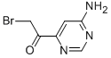 Ethanone, 1-(6-amino-4-pyrimidinyl)-2-bromo- (9CI) CAS#: 117053-51-7