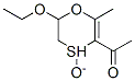 Ethanone, 1-(6-ethoxy-5,6-dihydro-2-methyl-4-oxido-1,4-oxathiin-3-yl)- (9CI) CAS#: 170161-60-1