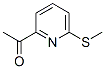 Ethanone, 1-[6-(methylthio)-2-pyridinyl]- (9CI) CAS#: 377088-14-7