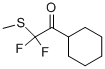Ethanone, 1-cyclohexyl-2,2-difluoro-2-(methylthio)- (9CI) CAS#: 170654-39-4