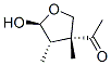 Ethanone, 1-(tetrahydro-5-hydroxy-3,4-dimethyl-3-furanyl)-, [3R-(3alpha,4beta,5alpha)]- CAS#: 150097-19-1