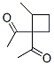 Ethanone, 1,1-(2-methylcyclobutylidene)bis- (9CI) CAS#: 126290-90-2