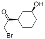 Ethanone, 2-bromo-1-(3-hydroxycyclohexyl)-, cis- (9CI) CAS#: 128882-91-7